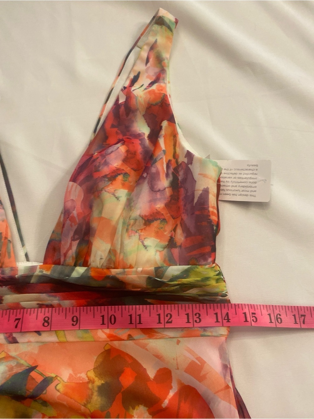 Liv Foster Women’s Printed Chiffon Asymmetrical High Low Sleeveless Dress size 6 - Picture 11 of 14